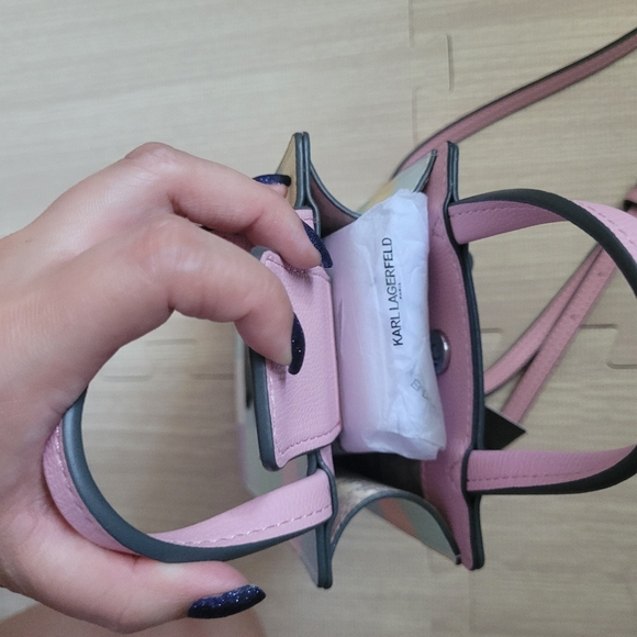 Karl Lagerfeld Maybelle Crossbody-Rainbow Pastel - Picture 9 of 13